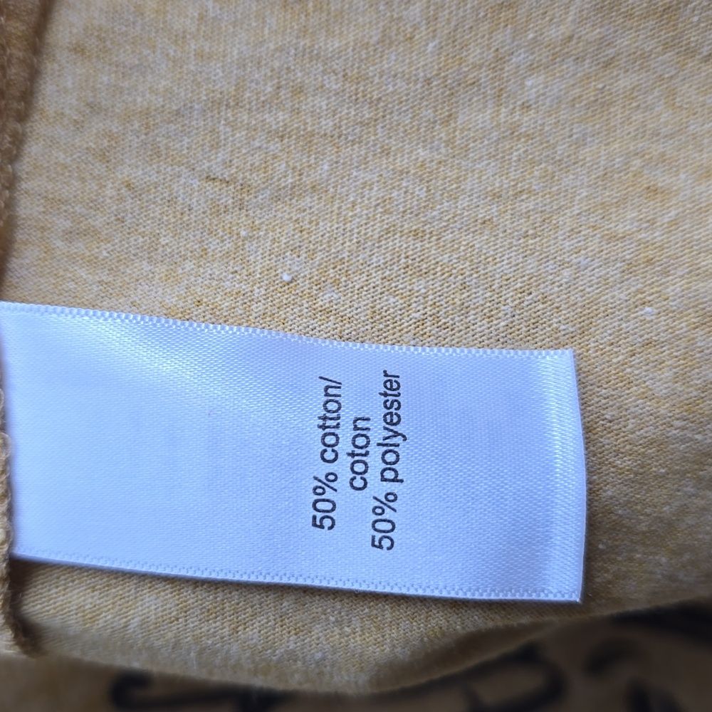 Maurices Mustard Floral "Enjoy the Little Things" CropTop NWOT Boho Floral - Picture 6 of 8